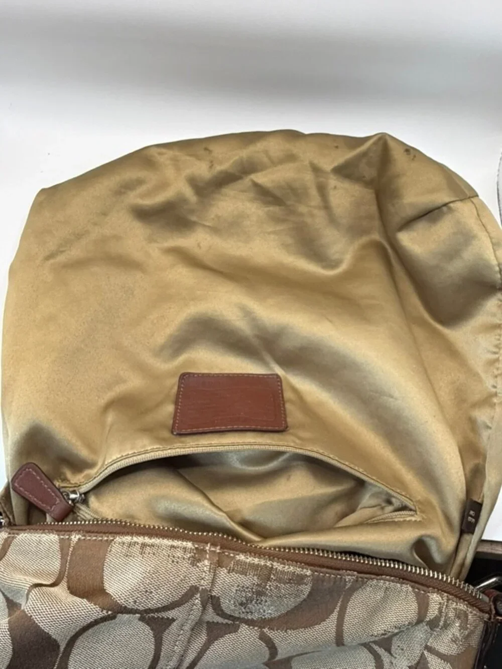 Share Vintage Y2K Coach Chelsea Ashlyn Signature Canvas Hobo Bag